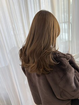 ガリカ 博多(Gallica) <ゲスト>セミロングレイヤーに明るめベージュカラー