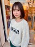 【質感革命】カット+つるりんちょ。zero髪質改善カラー+トリートメント￥12800