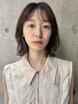 ロンド 銀座(Lond)&nbsp;☆春日☆ニュアンスウルフワンホンレイヤーダークブルーボブ117