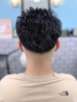 サムズヘア(Sam's hair) メンズカットミドルスキンフェードスパイキーショート