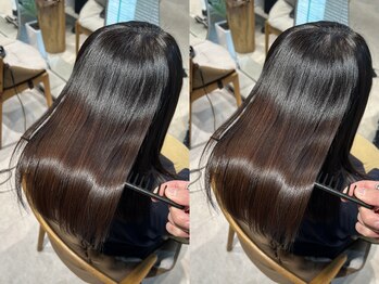 ユミリーバイルコル(umily by RuCOR.)の写真/ずっと悩んでた髪が変わる。あなたの髪質に寄り添うカウンセリングでなりたい髪へ。つるりんちょ。
