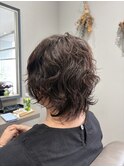 ニュアンスパーマ　ショート