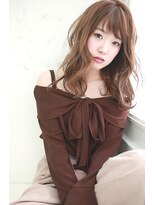 オーバーヘアー 枚方店(over hair)&nbsp;【La fith】 抜け感☆ウェーブセミディスタイル