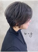 【mag  ginza】黒髪でも美しい丸みショートヘア
