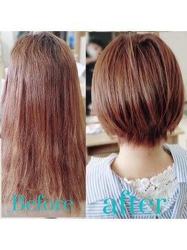 リー(Ly.) カット　カラー　縮毛矯正