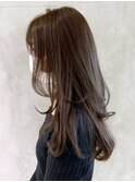ロングレイヤー_セクションカラーペールベージュ_ba321643