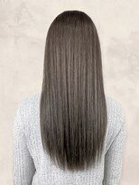 レポヘアー(Repos hair) 20代30代40代大人可愛い髪質改善カラー艶感ストレートグレージュ