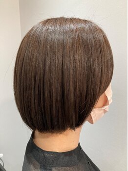 ドットヘアー(. hair)の写真/ミリ単位でこだわる似合わせStyleなら、伸びても美しくまとまるシルエットが叶います◎