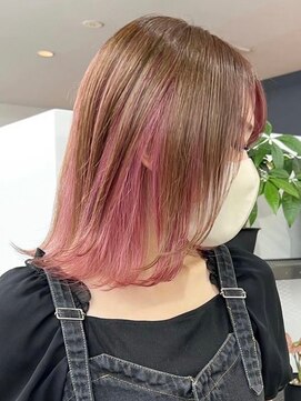 ウィコ 新宿(WICO) インナーラベンダーピンク[新宿駅/イメチェン/チェリーブラウン]