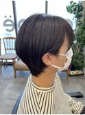 ショートスタイル/髪質改善縮毛矯正/髪質改善/韓国風/韓国ヘア