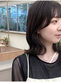 サイドバング 韓国風ヘア 矢場町 栄 ダークグレー