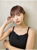 ショート小顔ネビージュイメチェンボブレイヤーカット美髪池袋