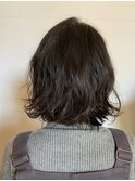 ボブ×ラフパーマ
