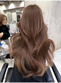 韓国ヘアイメチェンハッシュカット似合わせカットレッドブラウン