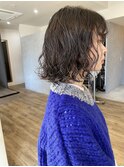 【Basis福田】ウルフボブ×ウェーブパーマ