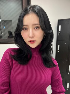 ベレーザシェルト(Beleza scelto) 2925髪質改善内巻きシャギーレイヤーロング韓国ワンホンヘア