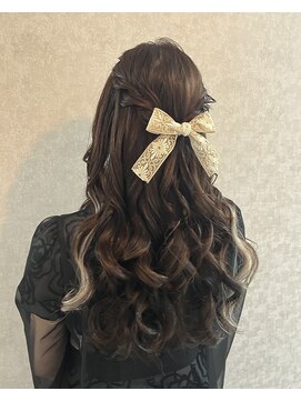 ティット(tytto) 【tytto/大分/大分駅】ハーフアップ