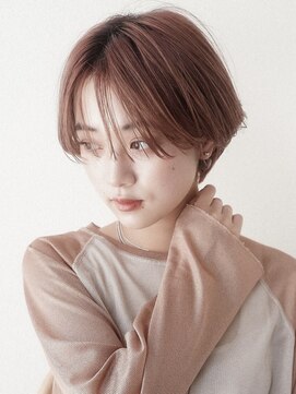 ガーランドツー(Garland 2F) 大人かわいいグレージュショートボブマロンベージ小顔シースルー