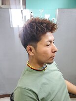 メンズアジア 西谷山店(men's ASIA)&nbsp;束感アップバングショート