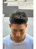 ウェーブパーマ　海外風パーマ　大人ヘアー