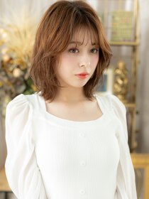 カバーヘア ブリス 戸田公園西口店(COVER HAIR bliss)&nbsp;韓国風ニュアンスパーマフェザーミディa戸田公園20代30代40代