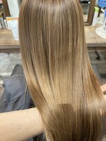 ユーリカ リチェルコ 四天王寺前夕陽ケ丘店&nbsp;ハイライト/ベージュ/髪質改善トリートメント