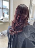 ブリーチなしグラデーションピンク