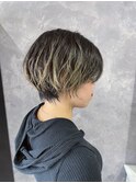 ハンサムショート/パーマ風ショートスタイル