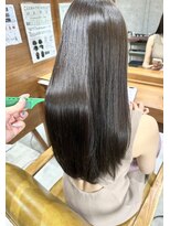 ウララ 表参道(urara)&nbsp;髪質改善トリートメント#チェリーブラウン