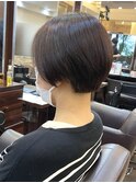 大人くびれハンサムショートボブ◎アッシュグレー【池袋/ボブ】