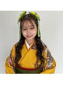卒業式ヘアセット