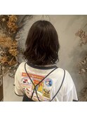 ミディアムボブパーマ