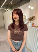 暖色カラー×レイヤー