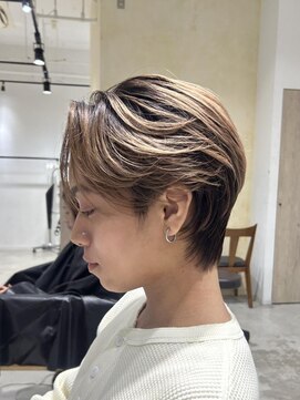 ビューバイネオリーブ 用賀店(Beau'r by neolive) 韓国マッシュニュアンスパーマダークアッシュ《用賀》