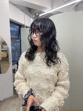 ユー(yew) ミディアムレイヤーカット/ウルフレイヤーカット/顔まわりカット