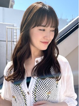 トリコ ショップアンドヘアサロン(tricot shop hair salon) 透けるbrown ワイドバング lowlayer