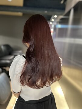 ペレ 原宿(PELE) 着物ヘア/大人ガーリー/ダークアッシュ/似合わせカット/原宿