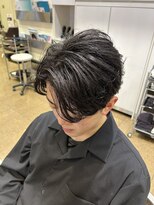 レッドメンズ(ReD men's)&nbsp;フェザーパーマ風センターパート