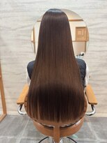 ジーナ 福岡千早(Zina) 【松本秀子】艶カラー/髪質改善トリートメント/20代30代40代