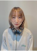◆【小顔効果、デザイン◎】アンブレラカラーとウルフ【新小岩】