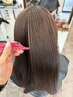 さらさらシルクストレート+幹細胞トリートメント+マイクロバブル洗浄付き