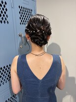 キュエム(Cuem)&nbsp;【Cuem 諏訪】シニヨン 結婚式ヘア お呼ばれセット