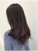 パープルグラデーションカラー/アースカラー/20代