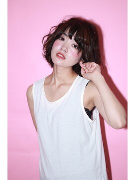 ソア 武蔵小杉(SOAR) 着物も◎デジタルパーマ&イルミナカラーのヘルシーレイヤーボブ