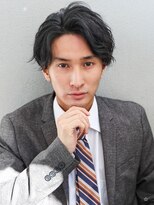 アフロート ディル(AFLOAT D'L)&nbsp;ビジネスマットショートレイヤーかき上げパーマトランクスヘア