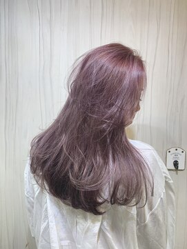 ミルプデザイン(MilP design) 嶋村夏実★透明感カラー★透け感ベビーピンク