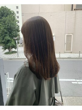 ローレンジウ(LOREN JU) 透明感髪質改善ベージュダブルカラーミルクティーグレージュ