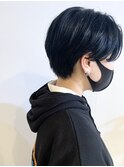似合わせハンサムショート&ネイビーカラー