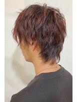 レセ 新松戸deux店(Laissez) メンズウルフ×レッドカラー【レセ新松戸DEUX店】