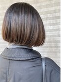 大人可愛い！ぱつっとボブ！メンテナンス！十条！